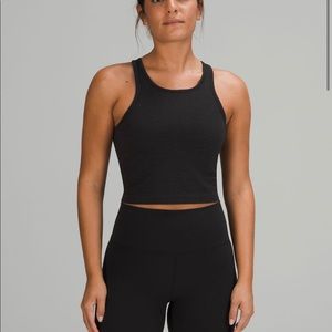 Lululemon Ebb to Street Cropped Racerback Tank Top
